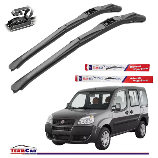 Ștergătoare TeamCar® Fiat Doblo I (2001–2010) Hybrid – Set față