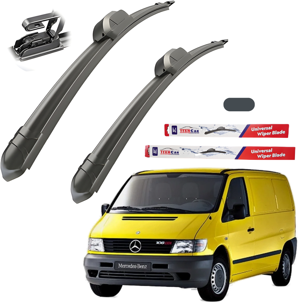 Stergatoare Mercedes Vito W638 (1996–2003) TeamCar® Flat – Set fata