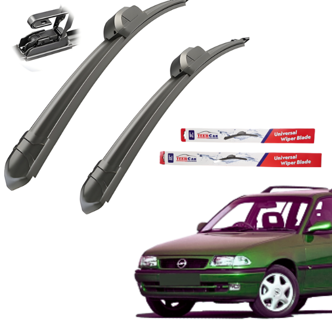 Stergatoare Opel Astra F (1991–1998) TeamCar® Flat – Set fata