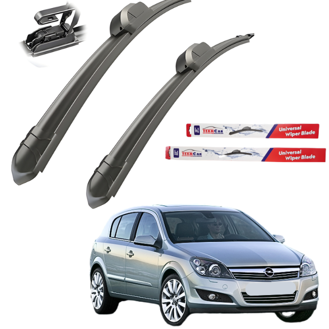 Stergatoare Opel Astra H (2004–2010) TeamCar® Flat – Set fata
