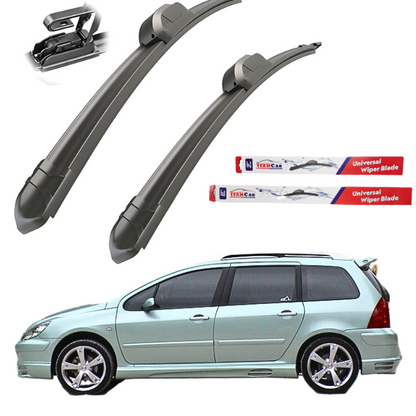 Stergatoare Peugeot 307 SW (2001–2008) TeamCar®  – Set fata