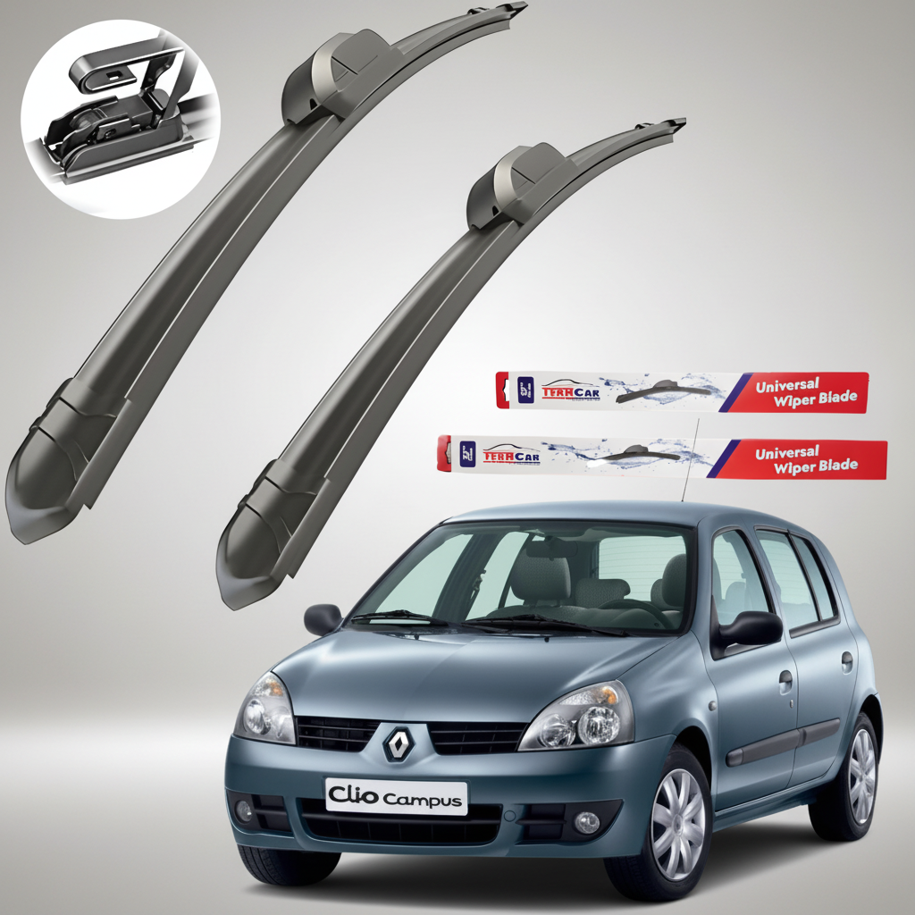 Stergatoare Renault Clio II (1998–2012) TeamCar® Flat – Set fata