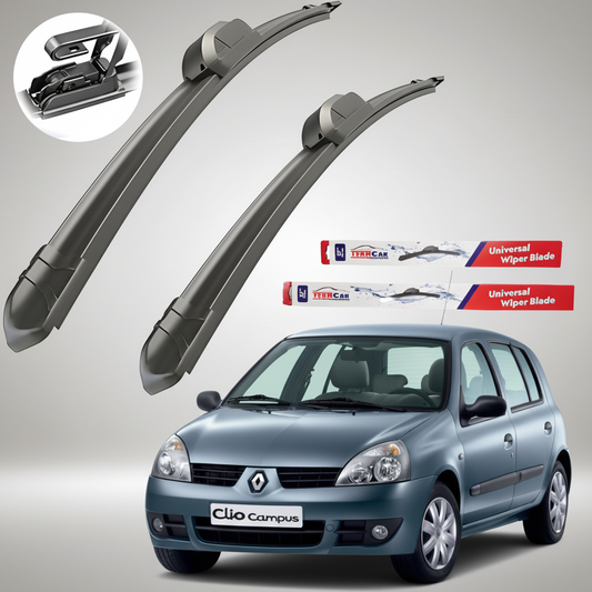 Stergatoare Renault Clio II (1998–2012) TeamCar® Flat – Set fata