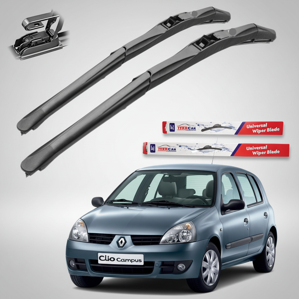 Stergătoare Renault Clio II (1998–2012) TeamCar® Hybrid – Set fata