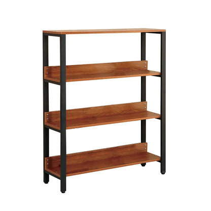 Biblioteca cu 3 polite, Naimeed T4-100, Negru/Cires Locarno