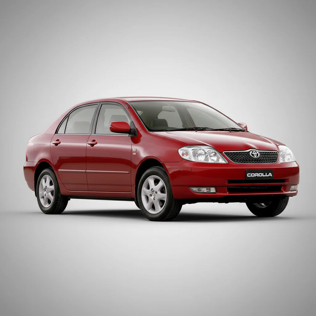 Covorase Auto Tavita Compatibile Toyota Corolla E12 Berlina (2001-2007) Negru