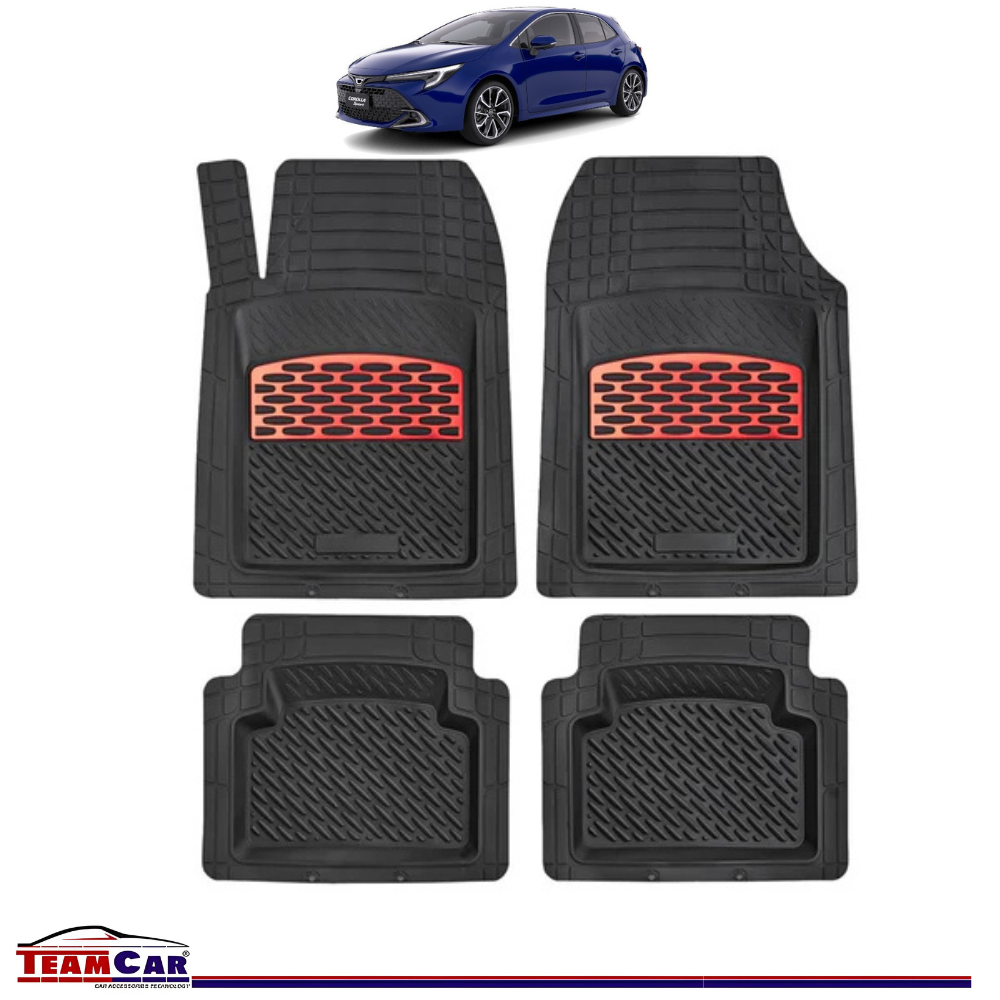 Covorașe Auto TeamCar® Toyota Corolla E210 (2018–prezent) - Hatchback Red