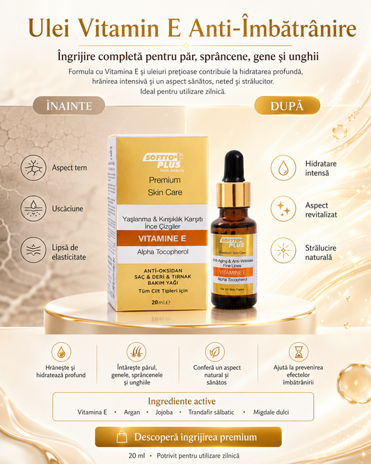 Ulei Vitamin E Anti-Îmbătrânire - 20ml