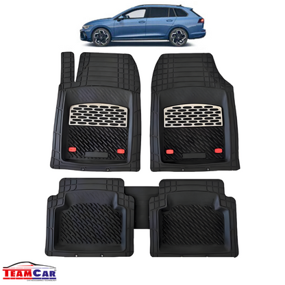 Covorase Auto TeamCar® Tip Tavita Compatibile Volkswagen Golf 8 Variant (2020–2025) Negru marmorat