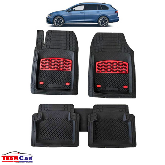 Covorase Auto TeamCar® Tip Tavita Compatibile Volkswagen Golf 8 Variant (2020–2025) Negru Intens