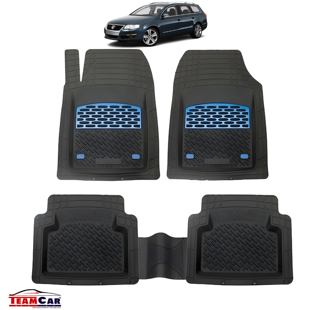 Volkswagen Passat B6 Variant Covorase Auto TeamCar® Tip Tavita Compatibile Variant / Break (2005–2010) Blue
