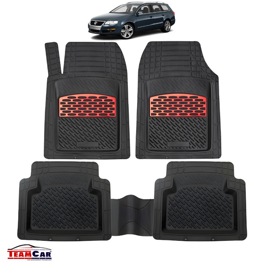 Volkswagen Passat B6 Variant Covorase Auto TeamCar® Tip Tavita Compatibile Variant / Break (2005–2010) Red