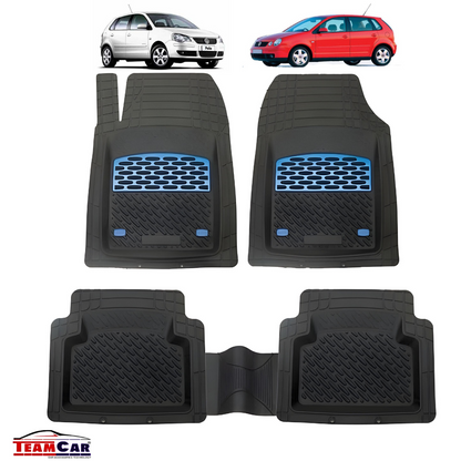 Volkswagen Polo IV Covorașe TeamCar® Tip Tăviță Compatibile (2001–2009) - Blue
