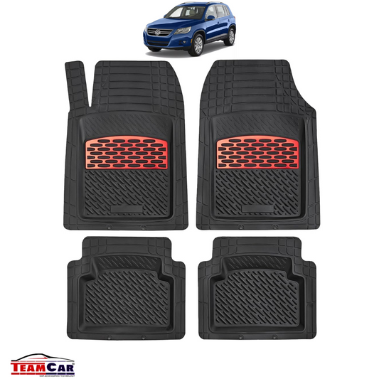 Covorașe Auto TeamCar® Tip Tăviță Compatibile Volkswagen Tiguan I (2007–2016) - Suv Red