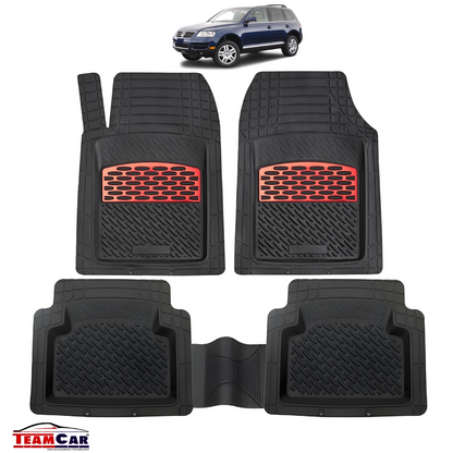 Volkswagen Touareg Covorașe Auto TeamCar® Tip Tăviță Compatibile (2002–2010) - Red