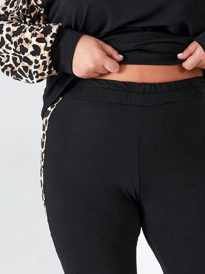 Trening dama marimi mari cu imprimeu animal print 8048