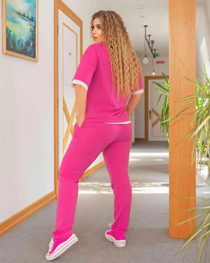 Trening dama din bumbac marimi mari 8098