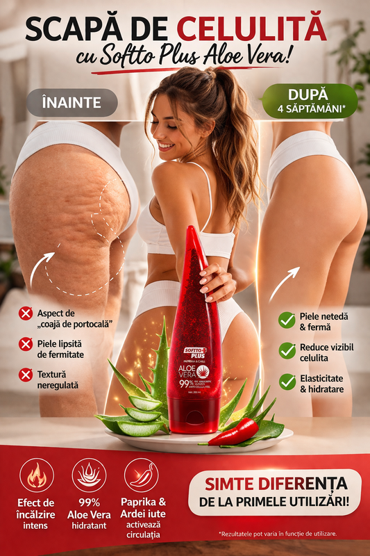 Gel Anticelulitic Termoactiv cu Aloe Vera