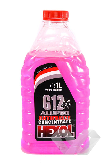 Antigel rosu G12 concentrat Hexol, -70°C 1L