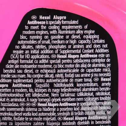Antigel rosu G12 concentrat Hexol, -70°C 1L