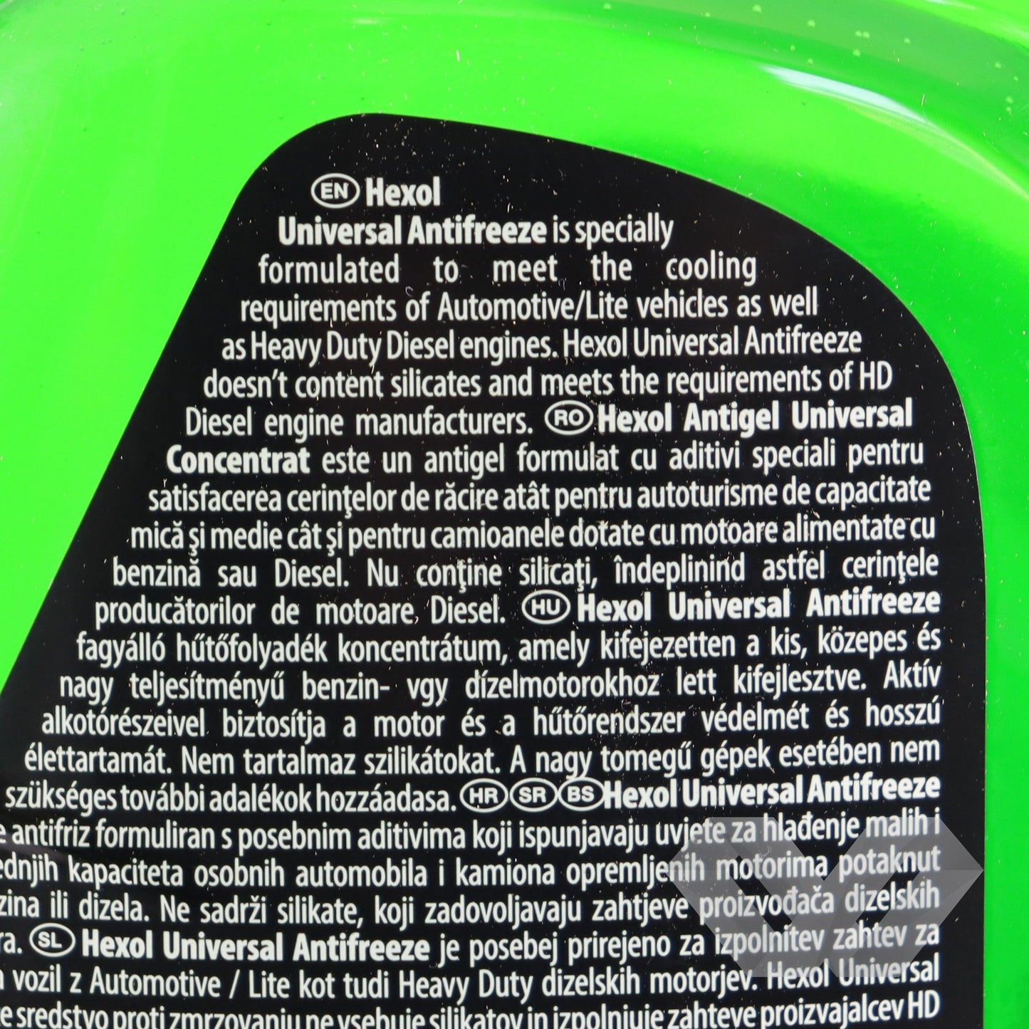 Antigel verde G11 concentrat Hexol, -70°C, 4L