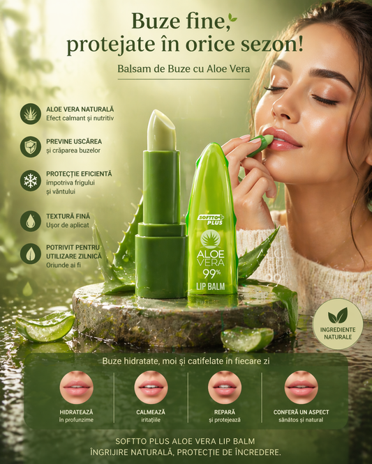 Balsam de Buze cu Aloe Vera