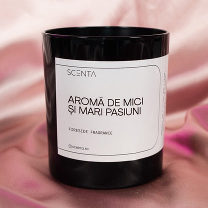 Lumânare parfumată Aromă de mici şi mari pasiuni