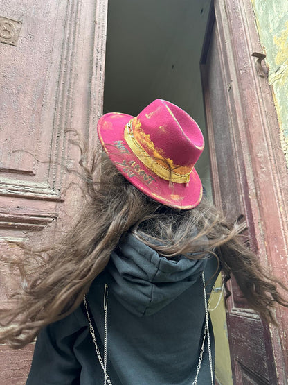 Artistic Hat - Handpainted Premium