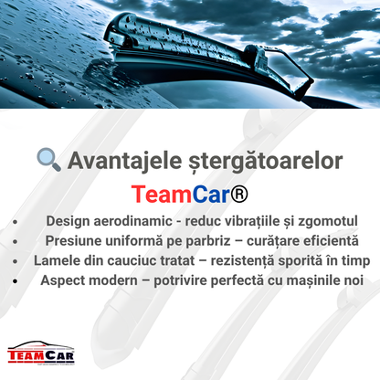 Ștergătoare TeamCar® BMW Seria 5 E61 Touring (2003–2010) – Set Complet