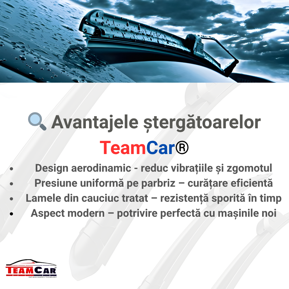 Ștergătoare TeamCar® Audi A4 B8 Avant (2008–2015) - Set Complet