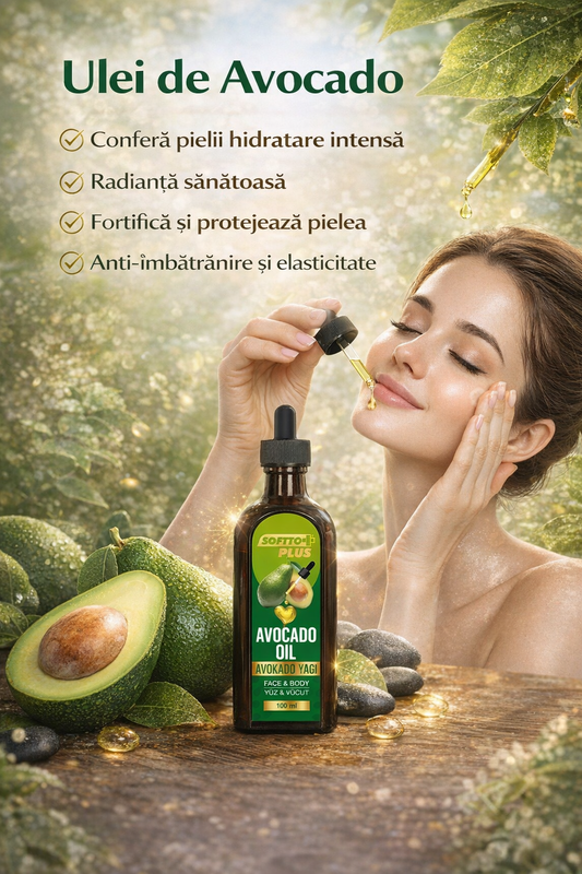 Ulei de Avocado pentru Față și Corp