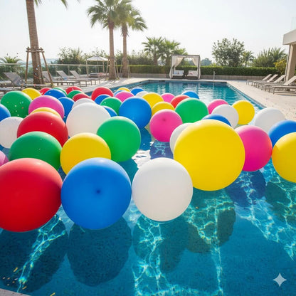 Balon uni mare (set 10 buc)