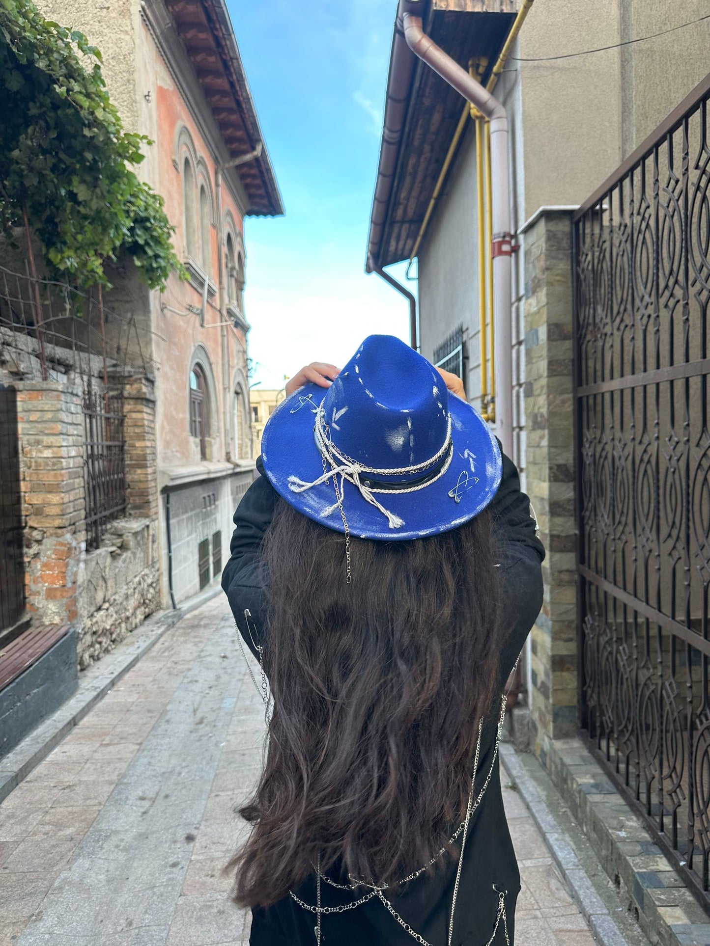 Blue Essence Hat - Handpainted Premium