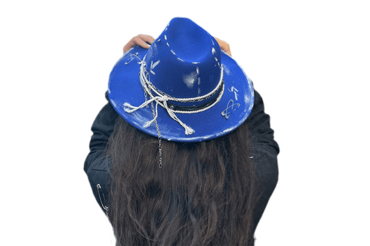 Blue Essence Hat - Handpainted Premium