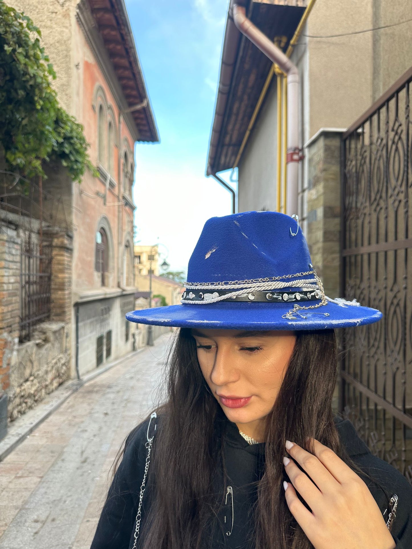 Blue Essence Hat - Handpainted Premium