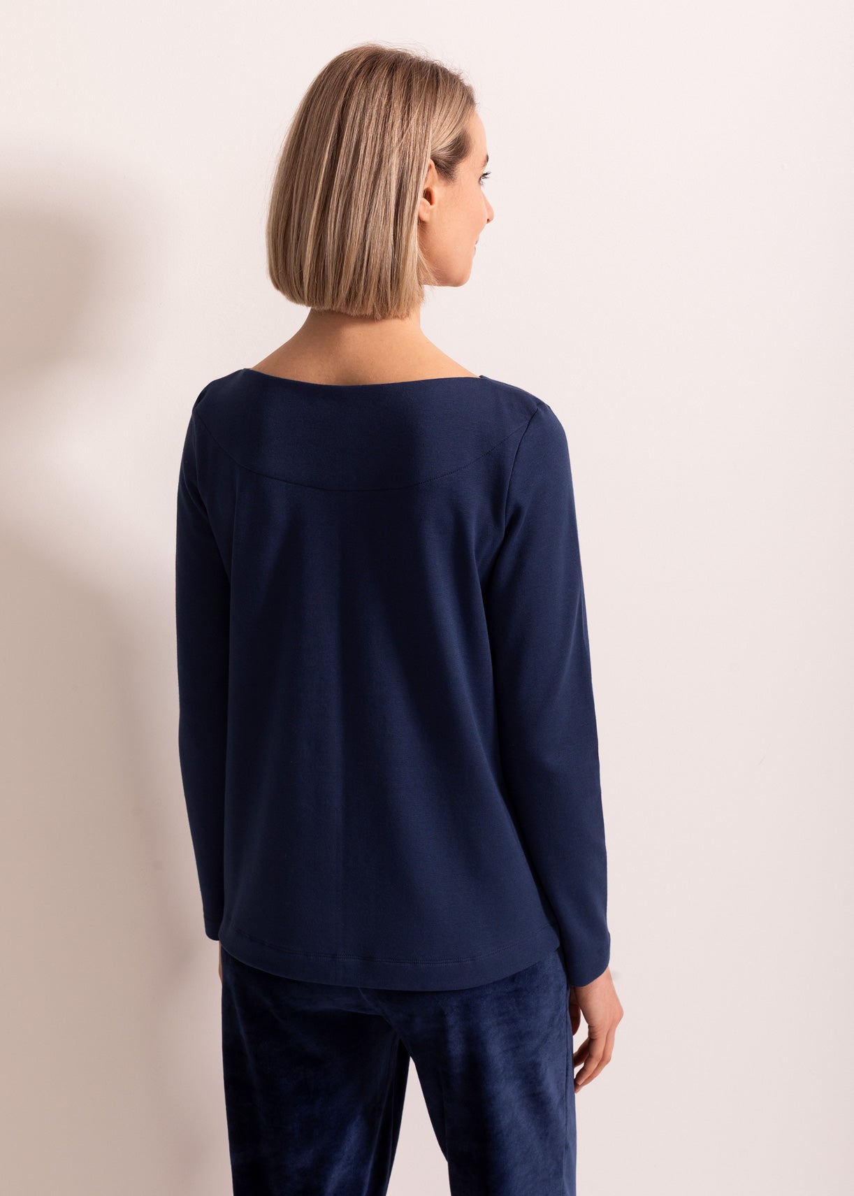 Bluză Damă Velvet Bleumarin