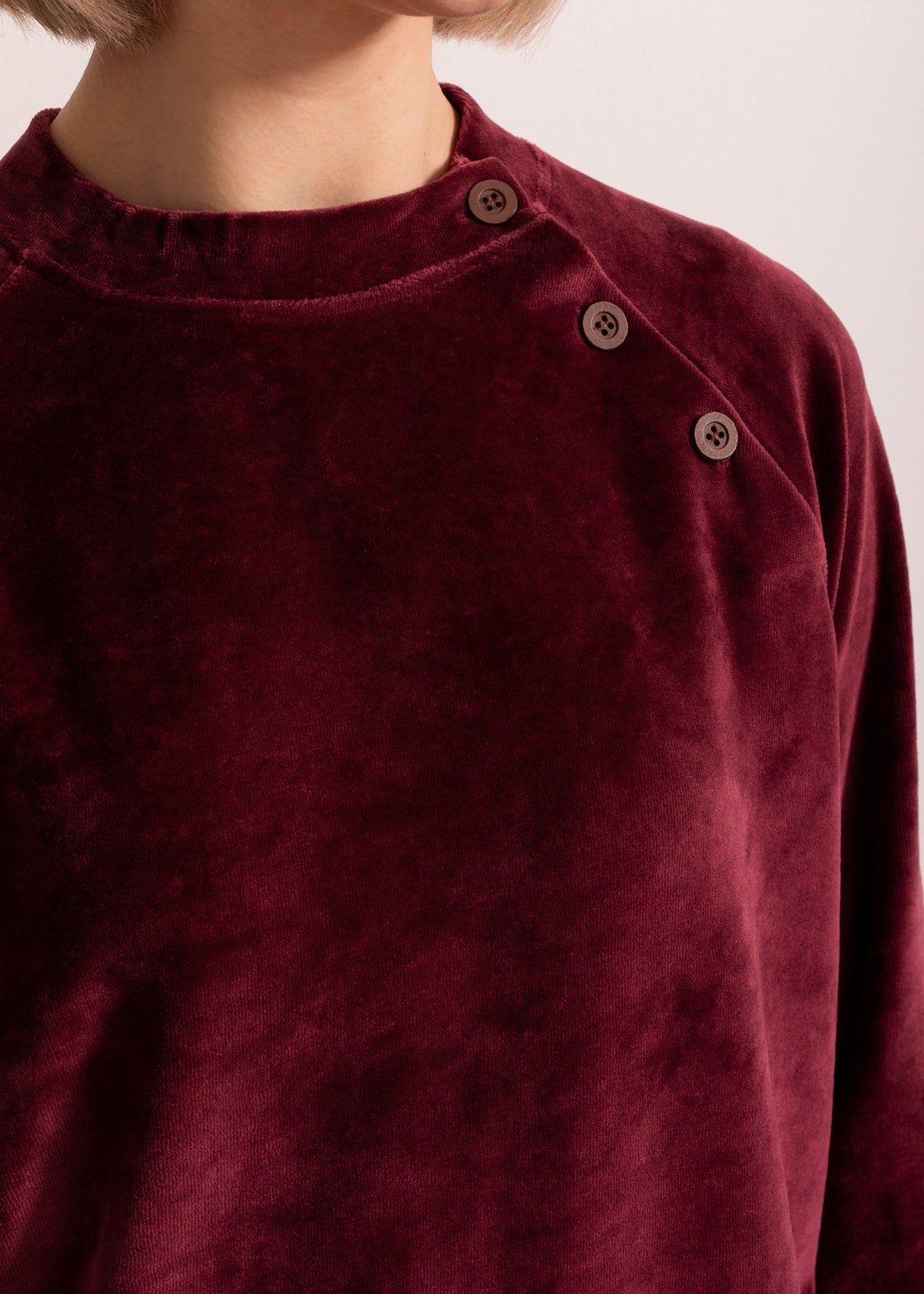 Hanorac Damă Velvet Bordo
