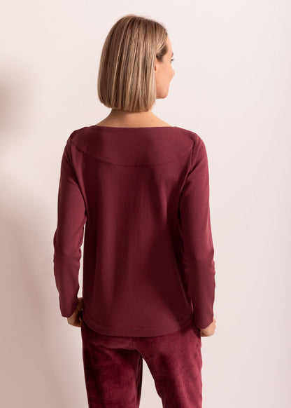 Bluză Damă Velvet Bordo
