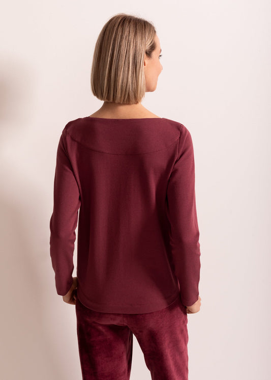 Bluză Damă Velvet Bordo