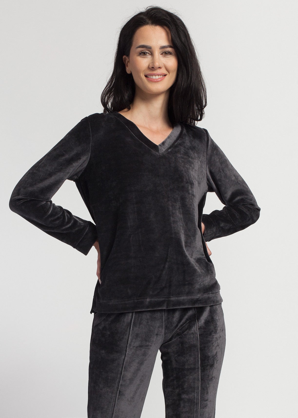 Bluză Damă Velvet Negru
