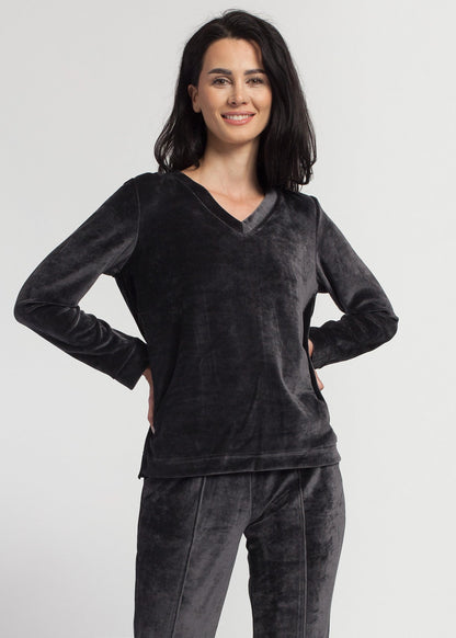 Bluză Damă Velvet Negru