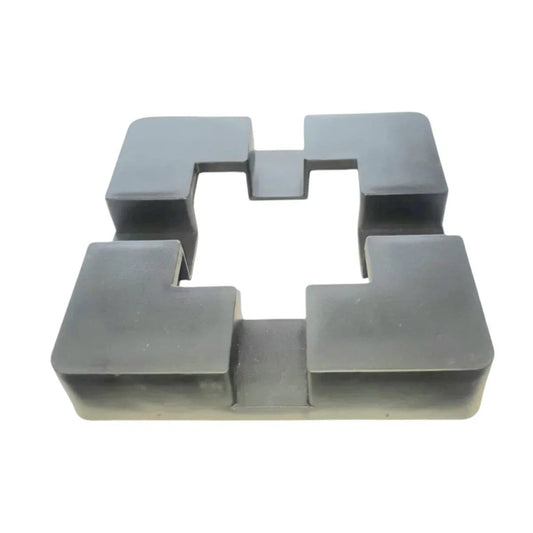 Capac mascare stalp, plastic, Naimeed D6477, 15x15x3 cm, Gri