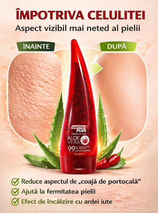 Gel Anticelulitic Termoactiv cu Aloe Vera