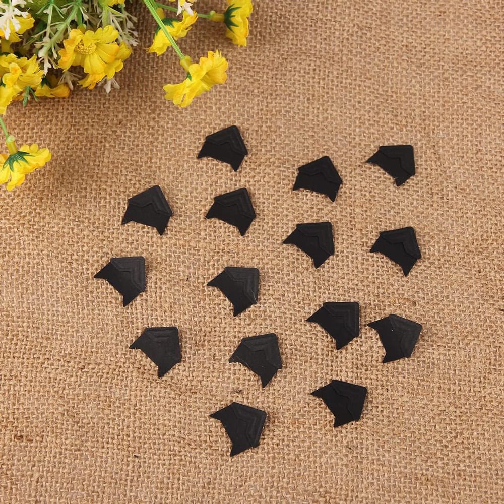 Colțare sticker pentru fotografii - negru (set 240 buc)