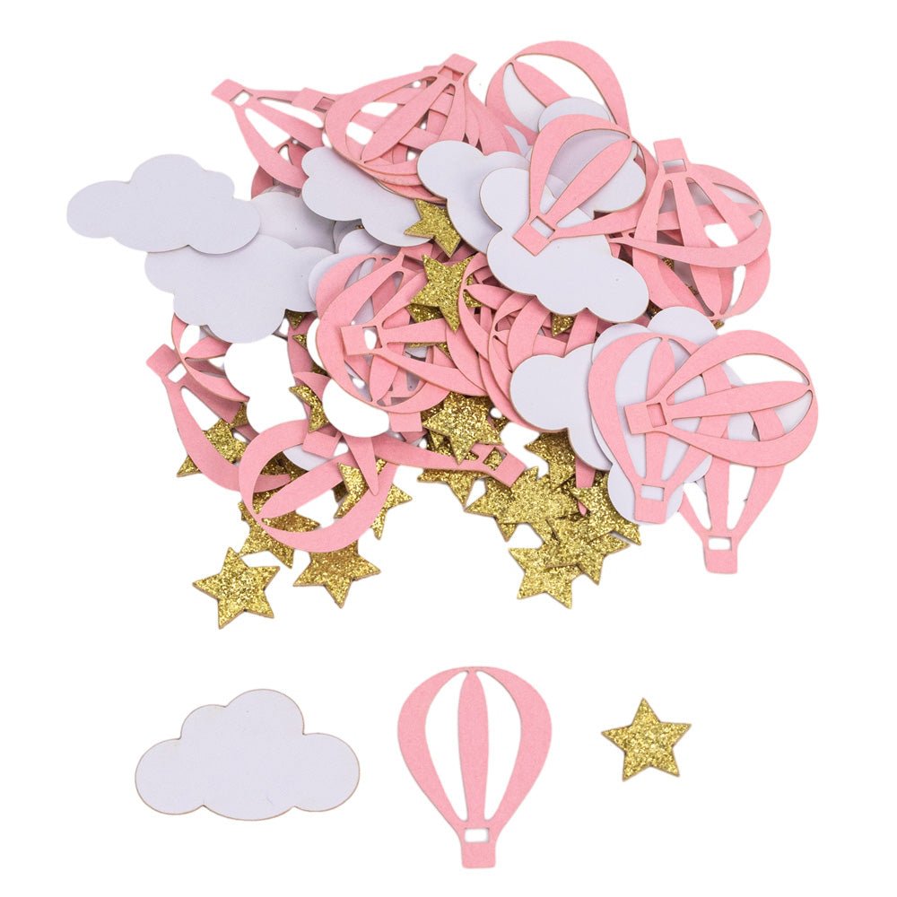 Confetti stele si nori (set 100 buc)