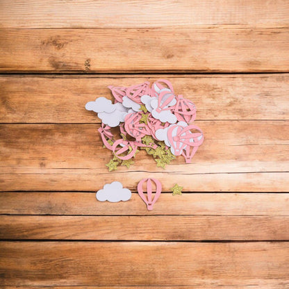 Confetti stele si nori (set 100 buc)