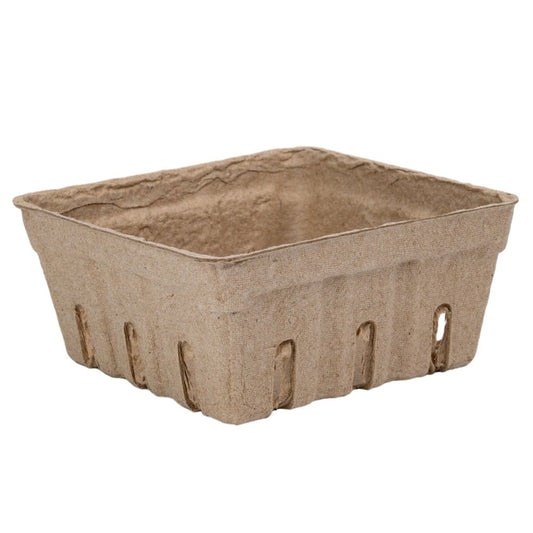 Coșuleț pătrat din hârtie - kraft (set 60 buc)