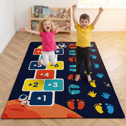 Covor Interactiv pentru Copii cu Joculet Sotron si Amprente Colorate