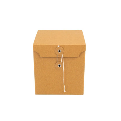 Cutie cu sigiliu din sfoară - kraft (set 25 buc)