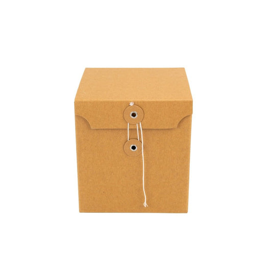 Cutie cu sigiliu din sfoară - kraft (set 25 buc)